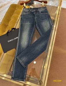 dolce & gabbana regular-fit blue denim jeans