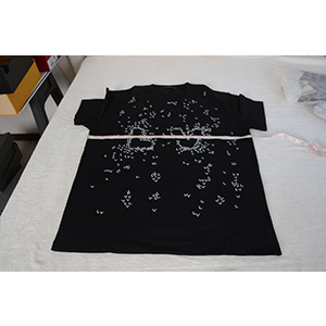 lv louis vuitton spread embroidery t-shirt---xl