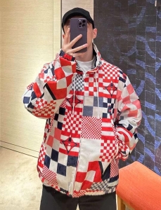 lv louis vuitton reversible nylon windbreaker