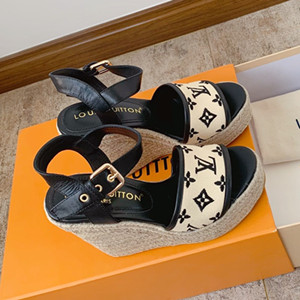 lv louis vuitton starboard wedge sandal shoes
