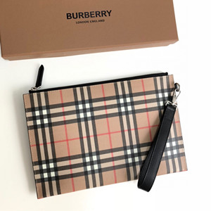 burberry vintage check zip pouch bag