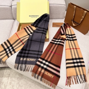 9A+ quality burberry contrast check cashmere scarf 168cm x 30cm