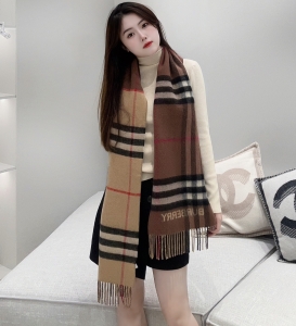 9A+ quality burberry contrast check cashmere scarf 168cm x 30cm