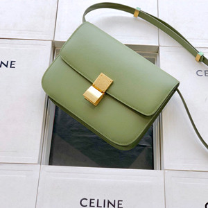 celine medium classic bag in box calfskin #608