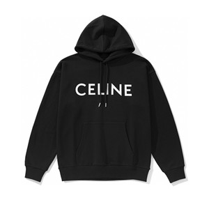 9A+ quality celine loose sweatshirt in cotton black/white
