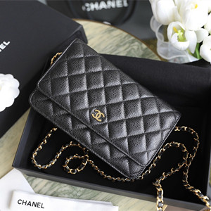chanel 19cm classic wallet on chain