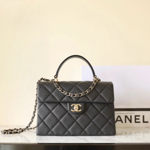 chanel flap bag with top handle