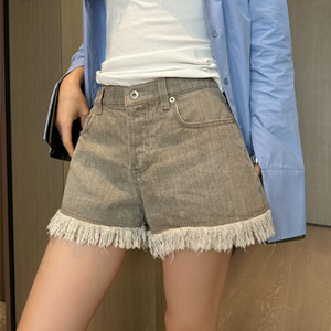 loewe shorts in denim