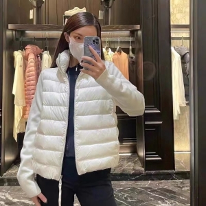 moncler women's cardigan short down jacket