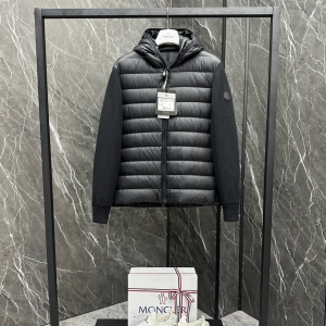 moncler cardigan short down jacket