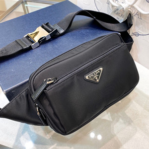 9A+ quality prada re-nylon and saffiano leather belt bag #2vl977