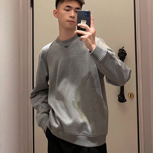 prada long-sleeved cotton sweatshirt