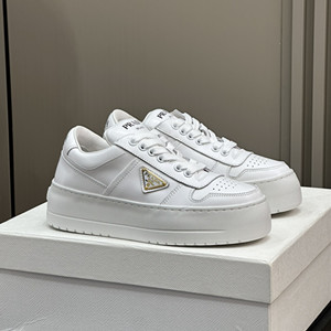 prada downtown bold leather sneakers shoes