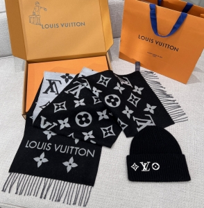 9A+ quality lv louis vuitton essential scarf 186cm x 34cm