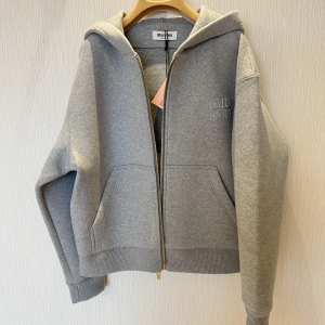 9A+ quality miumiu cotton fleece sweatshirt