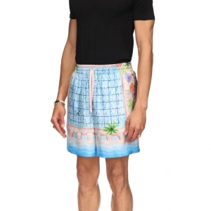 casablanca le plongeon silk shorts