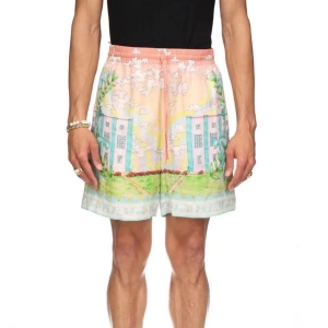 casablanca vase linen shorts