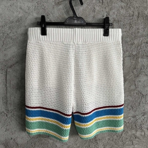 casblanca crochet tennis shorts