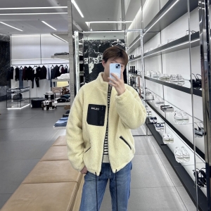 celine loose jacket in jersey fleece