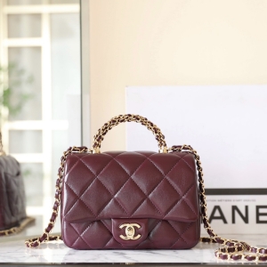 chanel mini flap bag with top handle