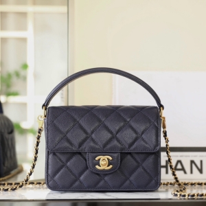 chanel flap bag with top handle