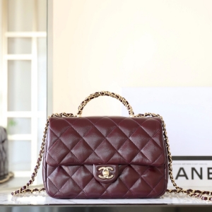 chanel mini flap bag with top handle