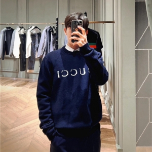 gucci wool sweater with gucci intarsia