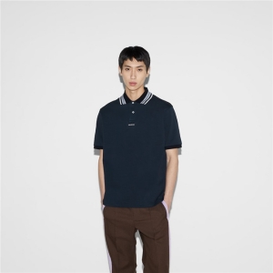 9A+ quality gucci embroidered cotton polo shirt