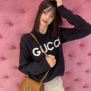 9A++ quality chanel wool top with gucci intarsia