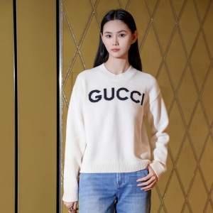 9A++ quality chanel wool top with gucci intarsia