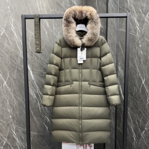 moncler women's boedic long down jacket