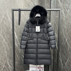 moncler women's boedic long down jacket